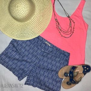 *SOLD* Reaction Blue Aztec Shorts